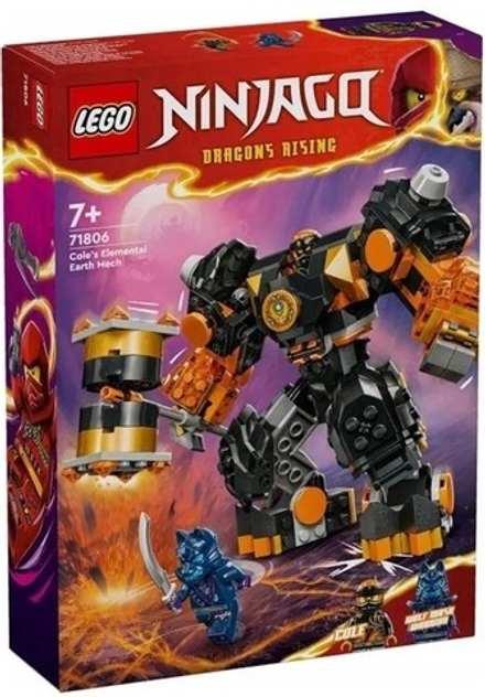 Конструктор LEGO Ninjago Элементальный земной механизм Коула | 71806