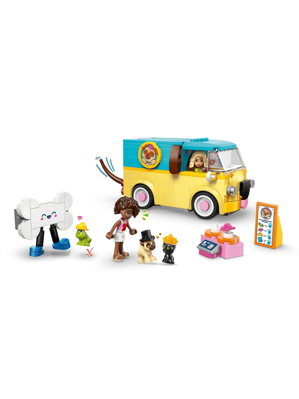 Конструктор LEGO Friends 42678 Фургон с товарами для домашних животных