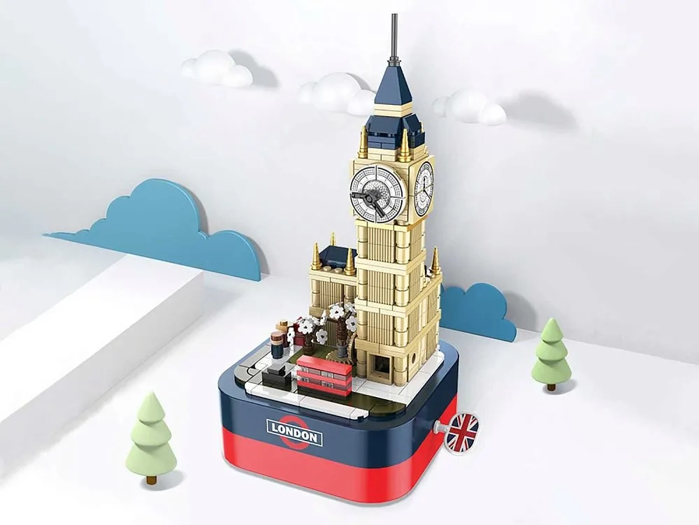 Конструктор JAKI 1201 Музыкальная шкатулка с Биг-Беном