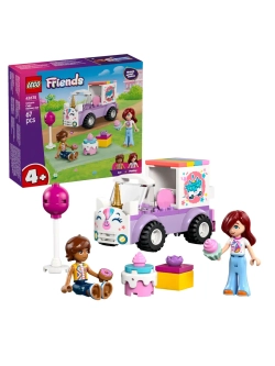 Конструктор LEGO Friends 42675 Фургон для доставки пирожных с единорогами