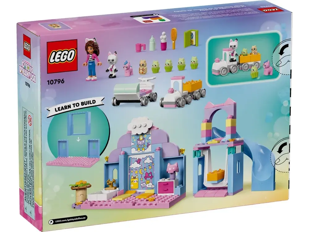 Конструктор LEGO Gabby's Dollhouse 10796 Крыло для ухода за котенком Габби