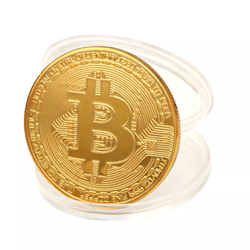 Сувенирная монета Bitcoin (Биткоин) Криптовалюта