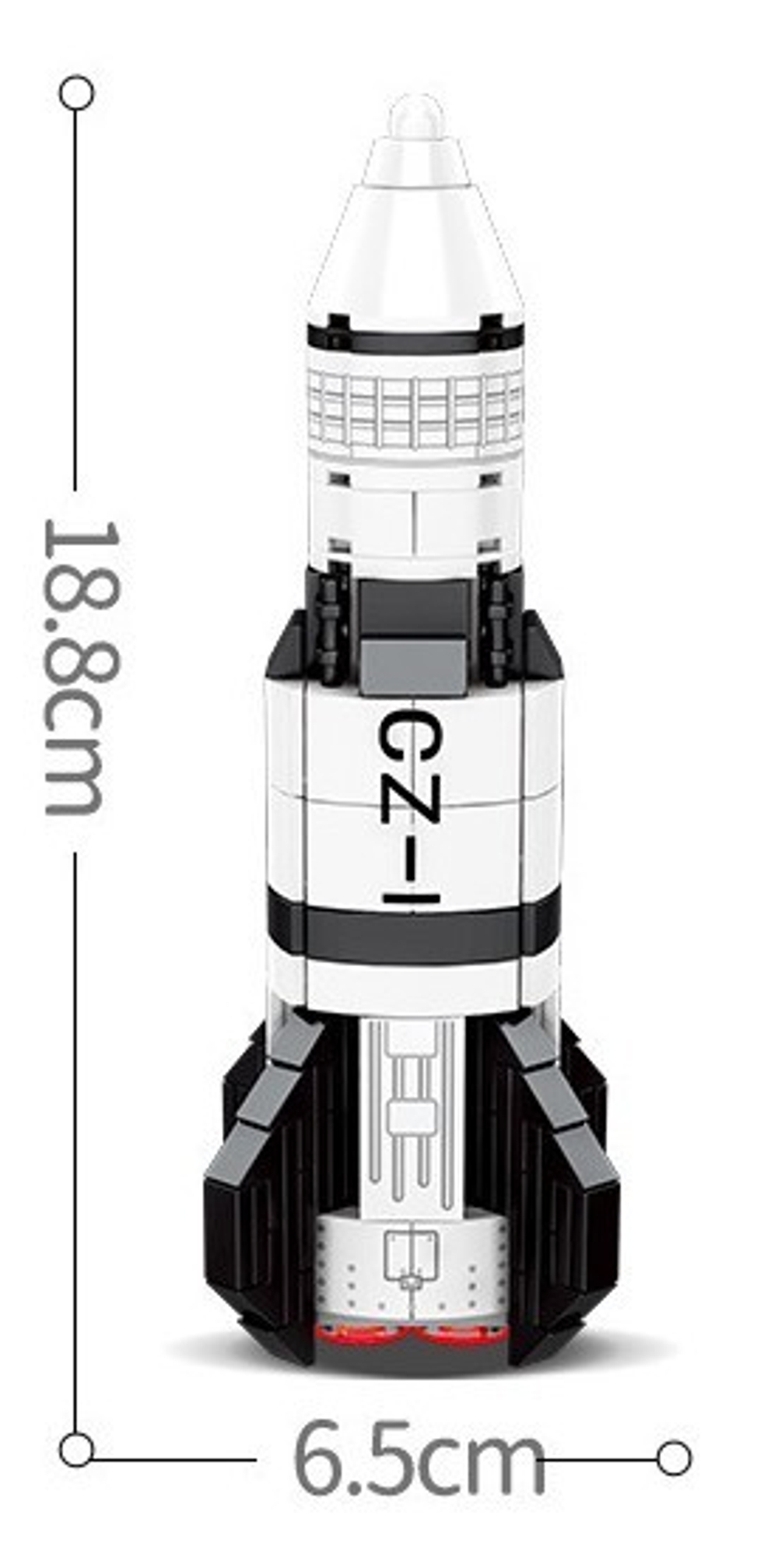Конструктор Космическая ракета CZ-1 | 203013