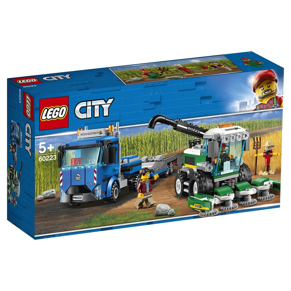 Конструктор LEGO City Great Vehicles Транспортировщик для комбайнов | 60223