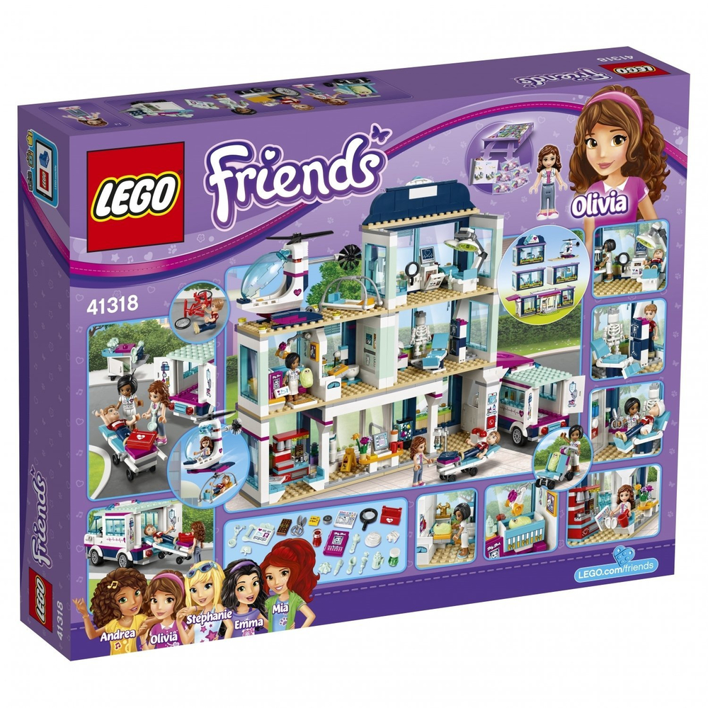 Конструктор LEGO Friends Клиника Хартлейк-Сити | 41318