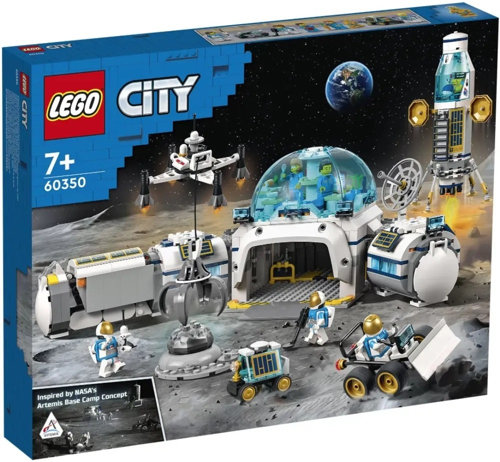 Конструктор LEGO City Space Port Лунная научная база | 60350