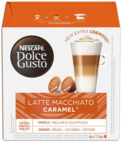 Кофе в капсулах Nescafe Dolce Gusto Latte Macchiato Caramel 16 шт. 8 п.