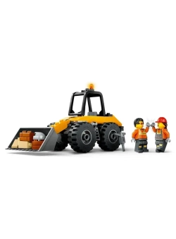 Конструктор LEGO Сity Жёлтый строительный колёсный погрузчик | 60450