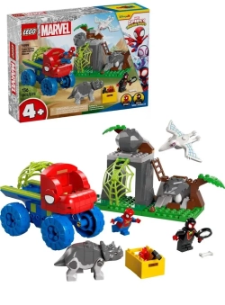 Конструктор LEGO Marvel Команда Паучков на спасательной миссии в грузовике-динозавре 11199