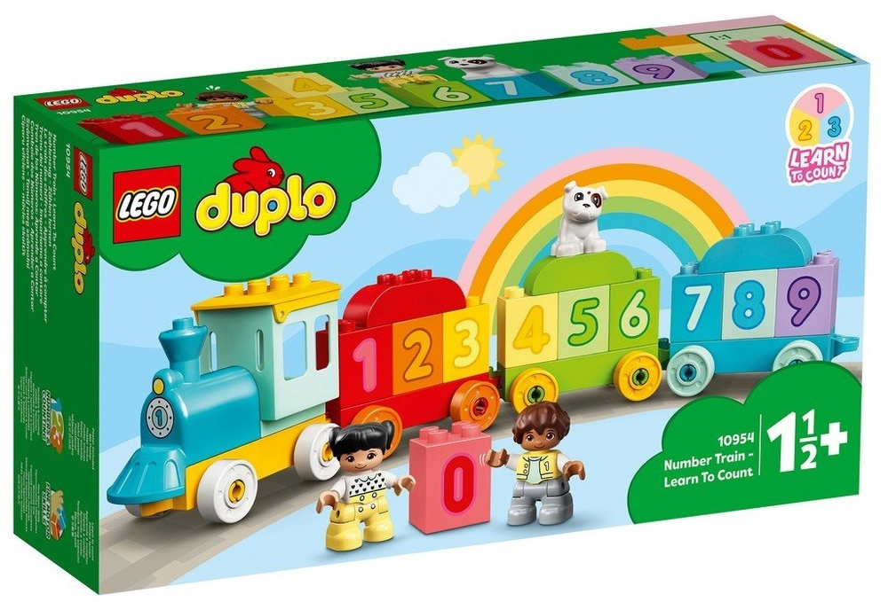 Конструктор LEGO DUPLO My First Поезд с цифрами-учимся считать | 10954