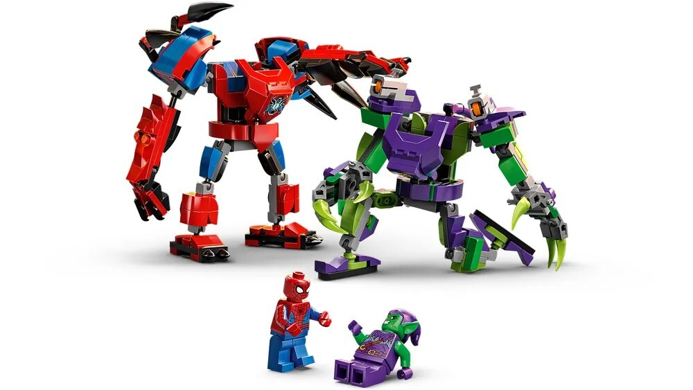 Конструктор LEGO Spider-Man Битва роботов Человека-паука и Зелёного Гоблина мультицвет | 76219