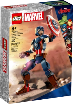 Конструктор LEGO Marvel 76258 Сборная фигурка Капитана Америки