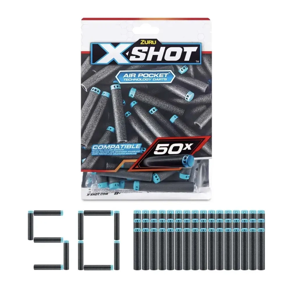 Снаряды для бластера ZURU X-Shot EXCEL, 50шт, 36588