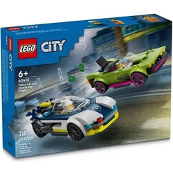 Конструктор LEGO City Погоня на полицейской машине и маслкаре | 60415