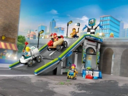 Конструктор LEGO CITY Никаких ограничений: автогоночная трасса | 60460