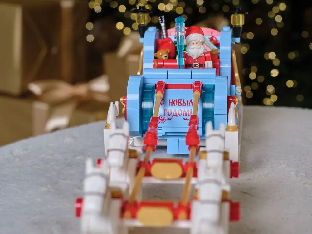 Конструктор Brick Labs Сани Деда Мороза, AB-1214