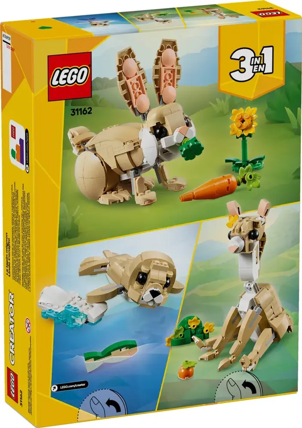 Конструктор LEGO CREATOR 31162 Милый кролик