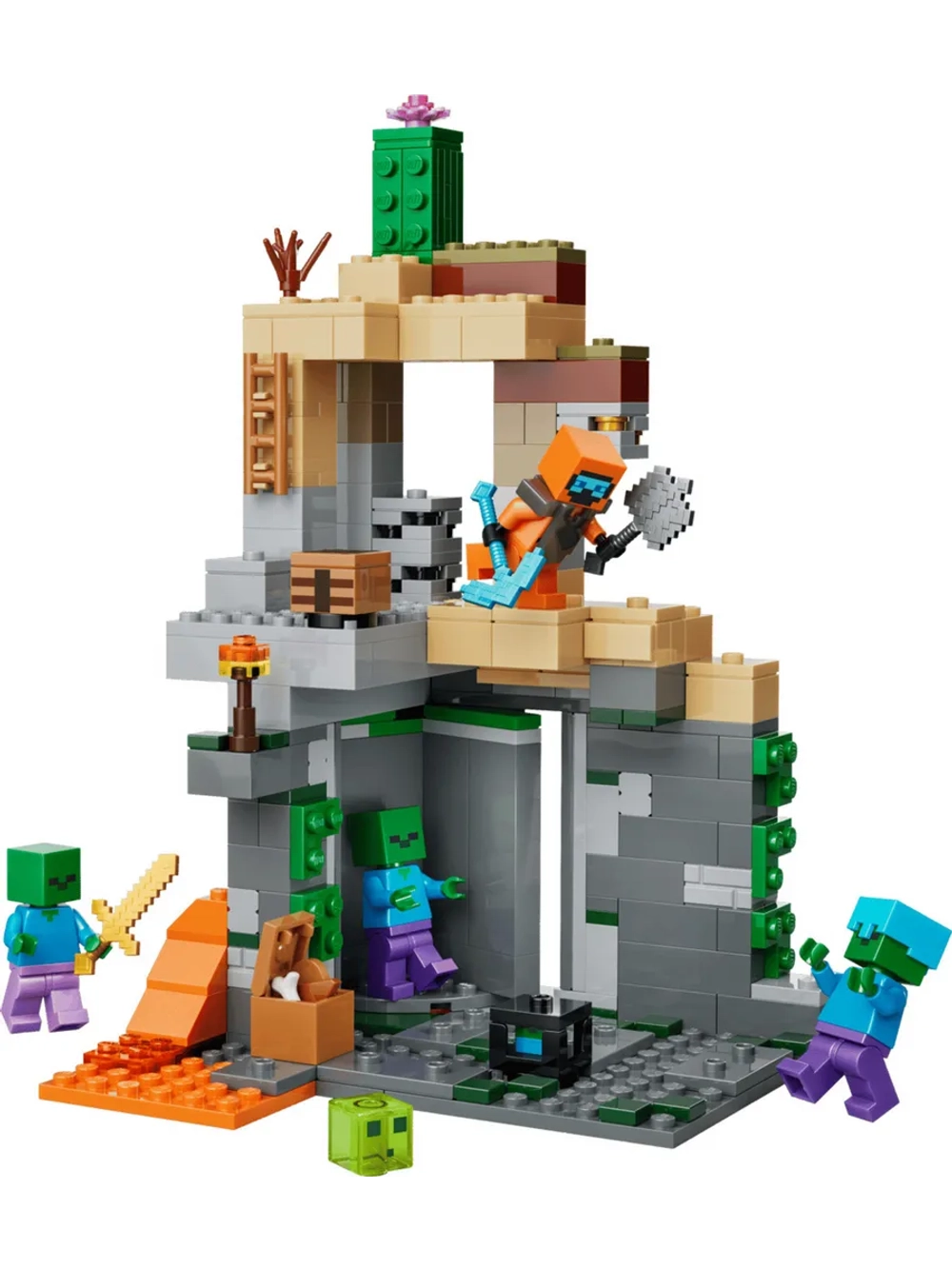 Конструктор LEGO Minecraft 21587 Подземелье зомби