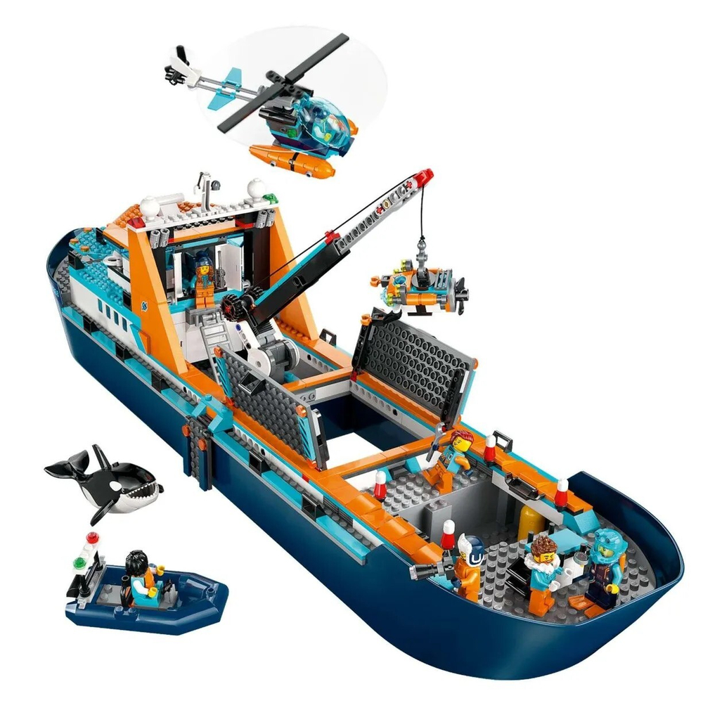 Конструктор LEGO City Arctic Explorer Корабль Исследователь Арктики | 60368