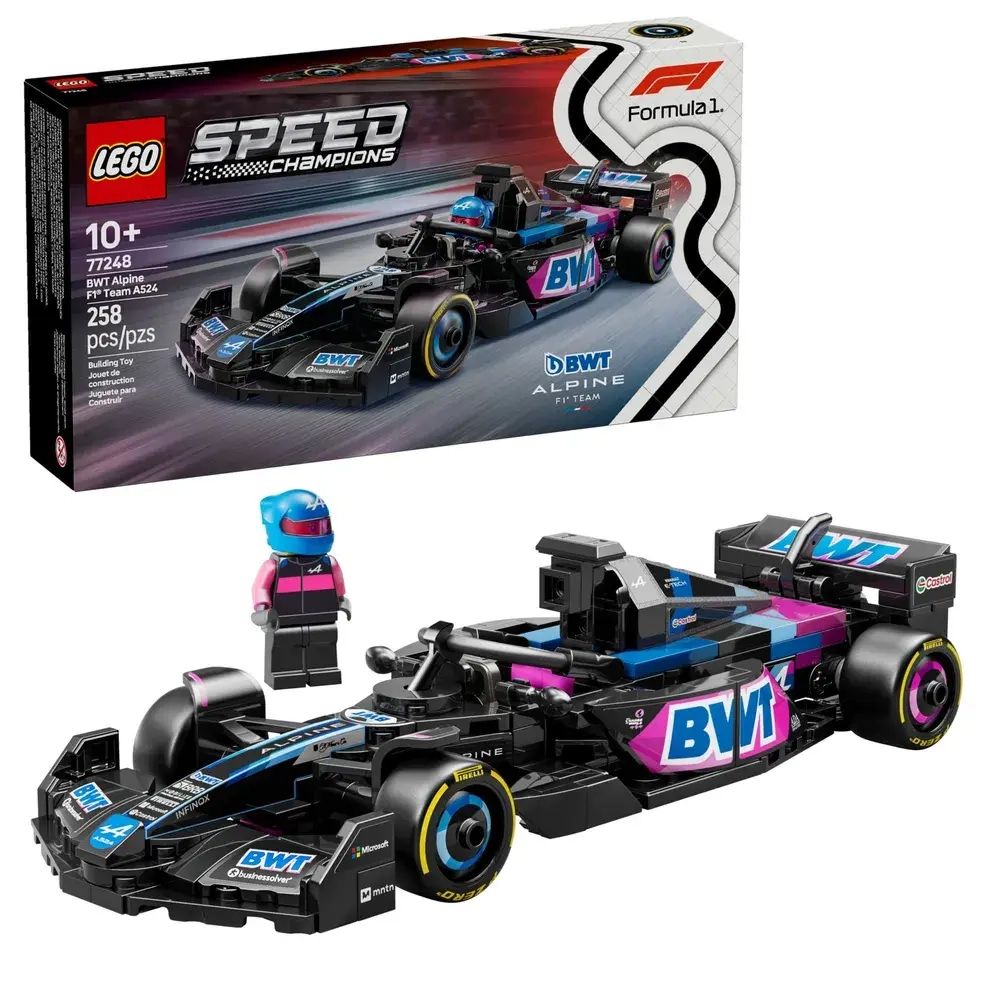 Конструктор LEGO Speed Champions 77248 Formula 1 BWT Alpine Team A524