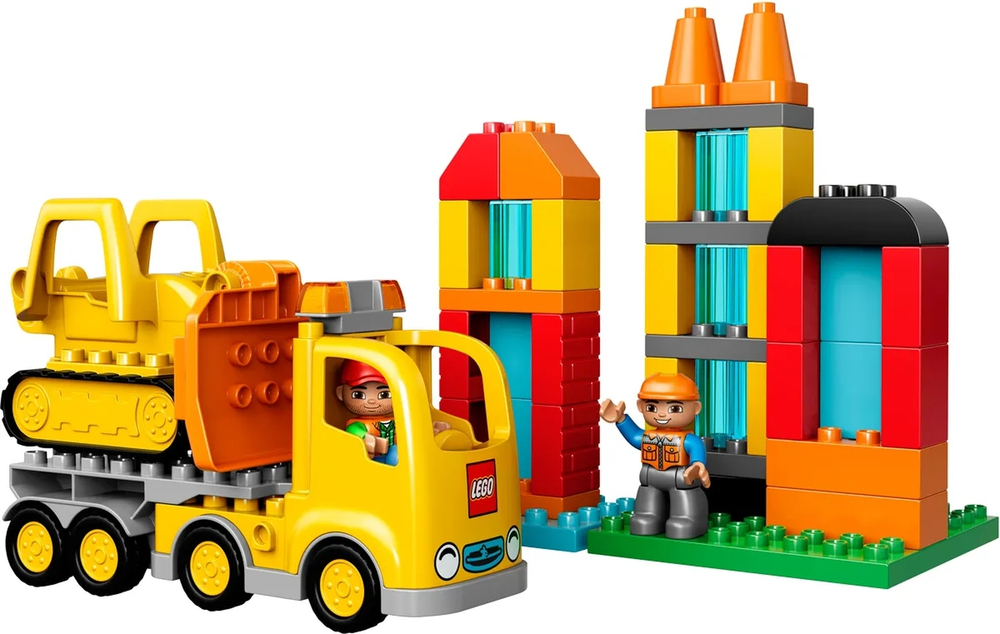 Конструктор LEGO DUPLO Town Большая стройплощадка | 10813