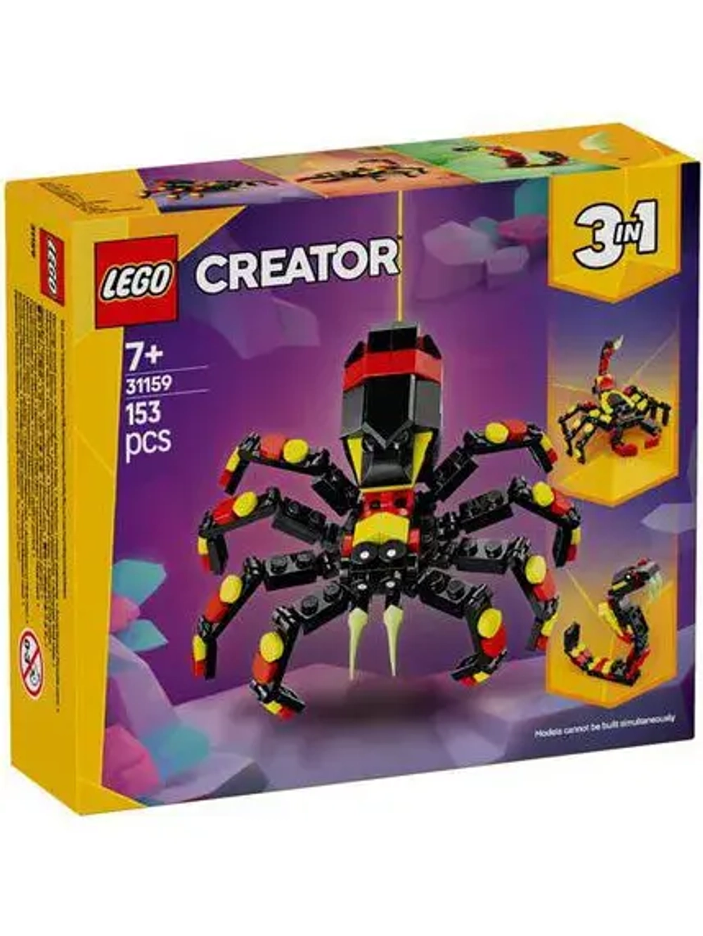 Конструктор LEGO Creator 3в1 Удивительный паук 31159