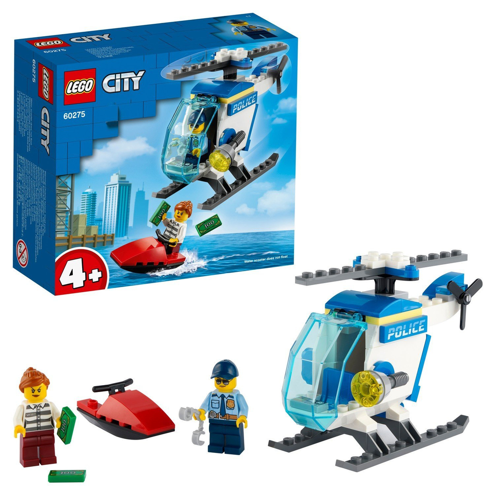 Конструктор LEGO City Police Полицейский вертолёт | 60275