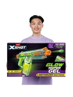 Игровой набор ZURU X-Shot HYPERGEL: Найтмер (бластер, 10000 снарядов-гранул, защитные очки), 36783