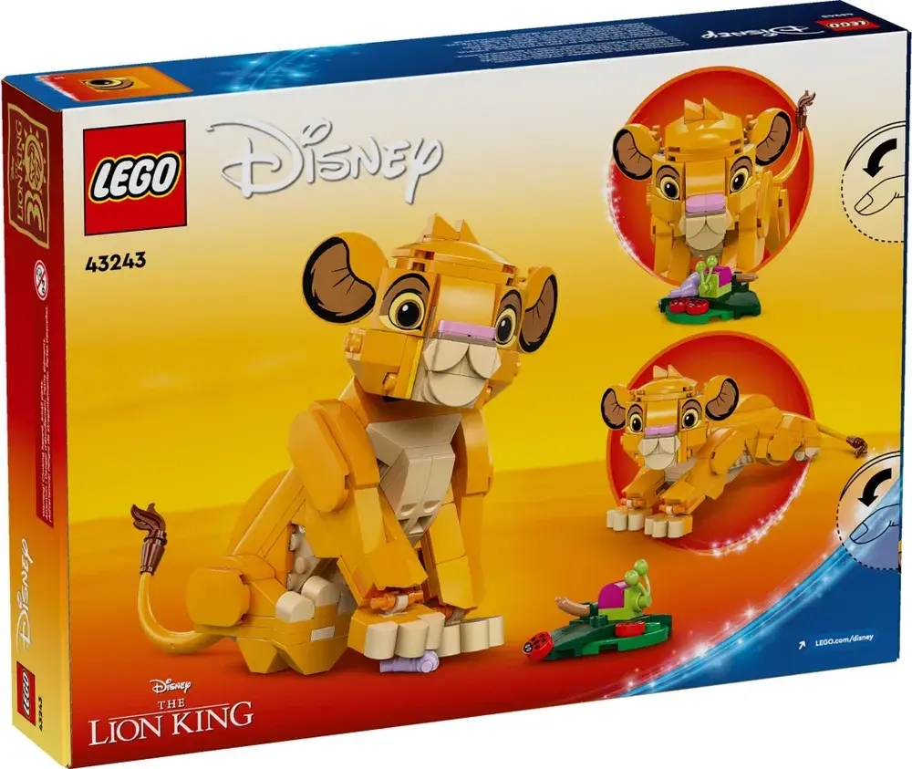 Конструктор LEGO Disney Король Лев: малыш Симба | 43243