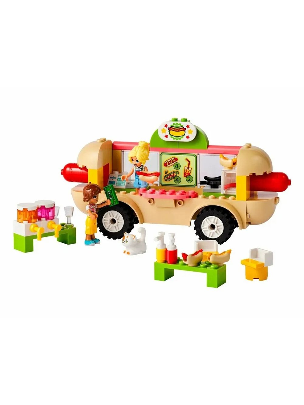 Конструктор LEGO Friends 42633 Грузовик с хот-догами