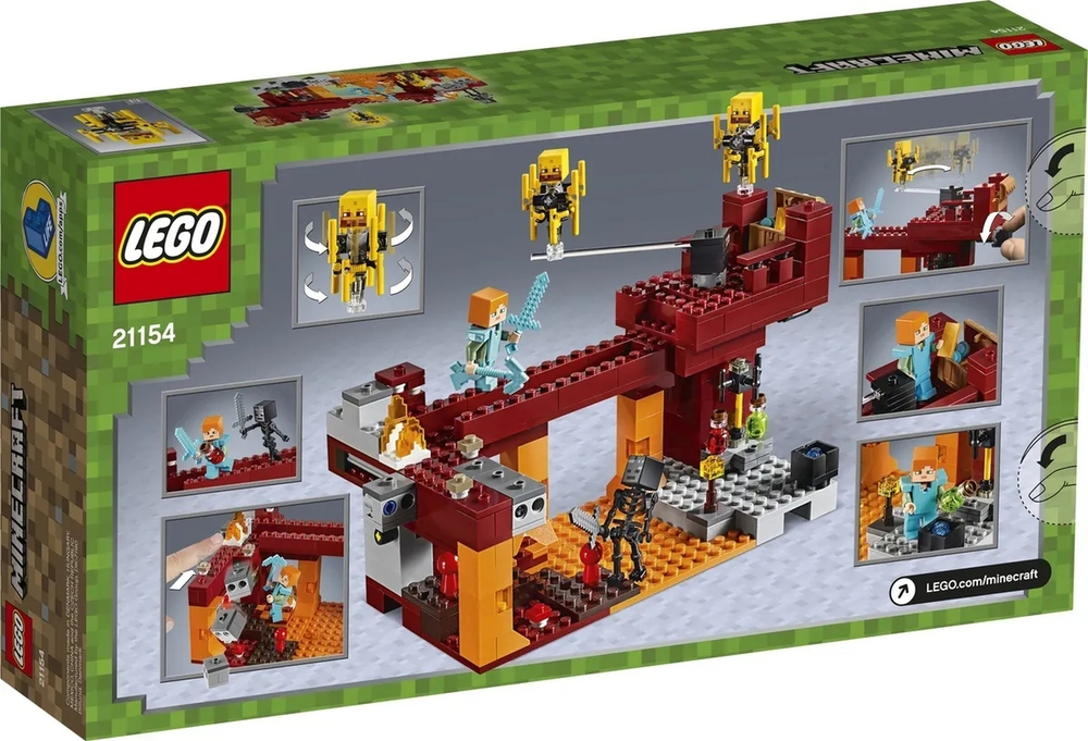 Конструктор LEGO Minecraft Мост ифрита | 21154