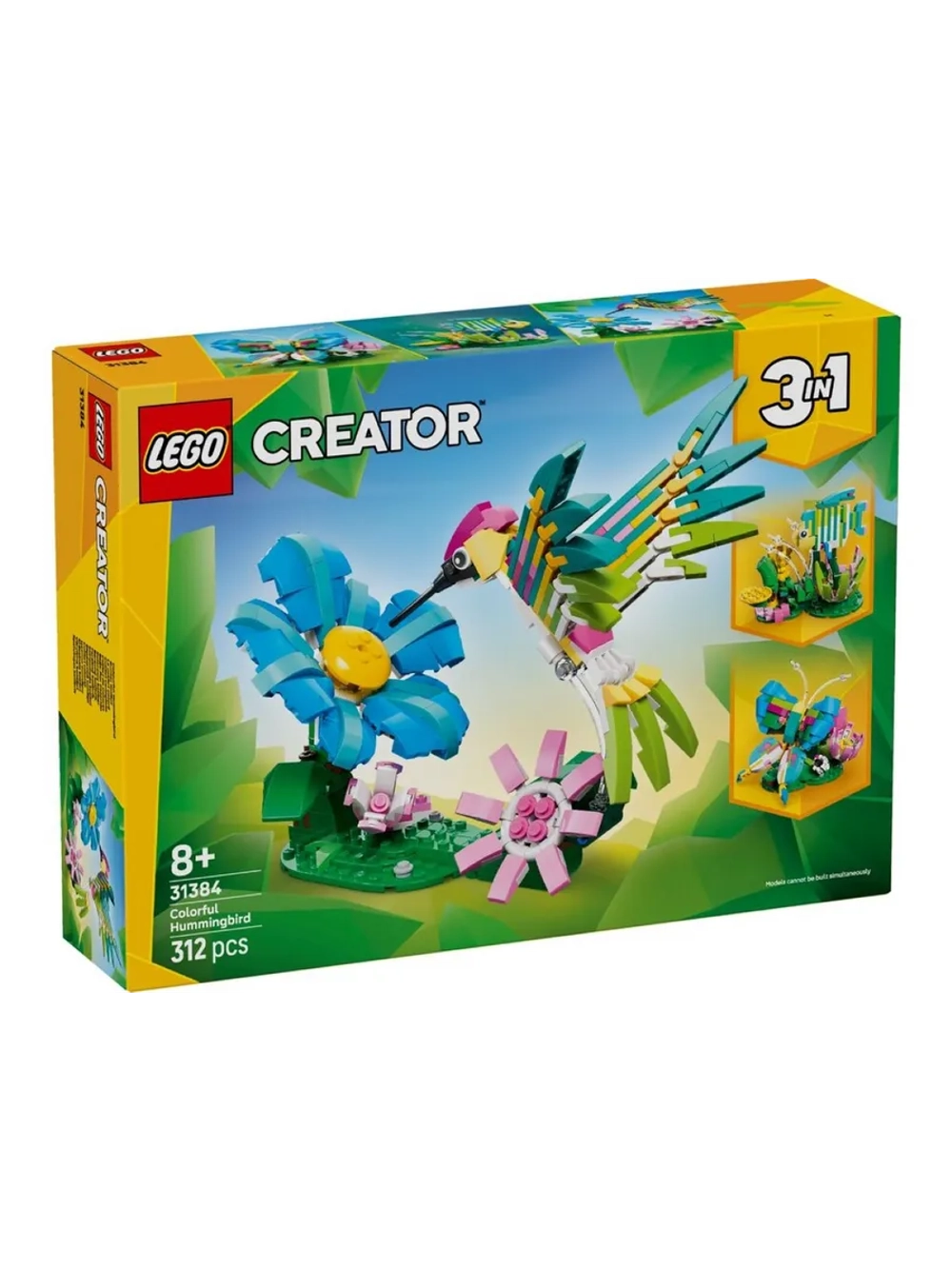Конструктор LEGO Creator 31384 Дикие животные: красочные колибри 3в1
