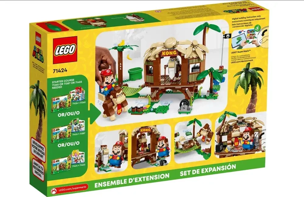 Конструктор LEGO Super Mario Набор для расширения Дом на дереве Донки Конга | 71424