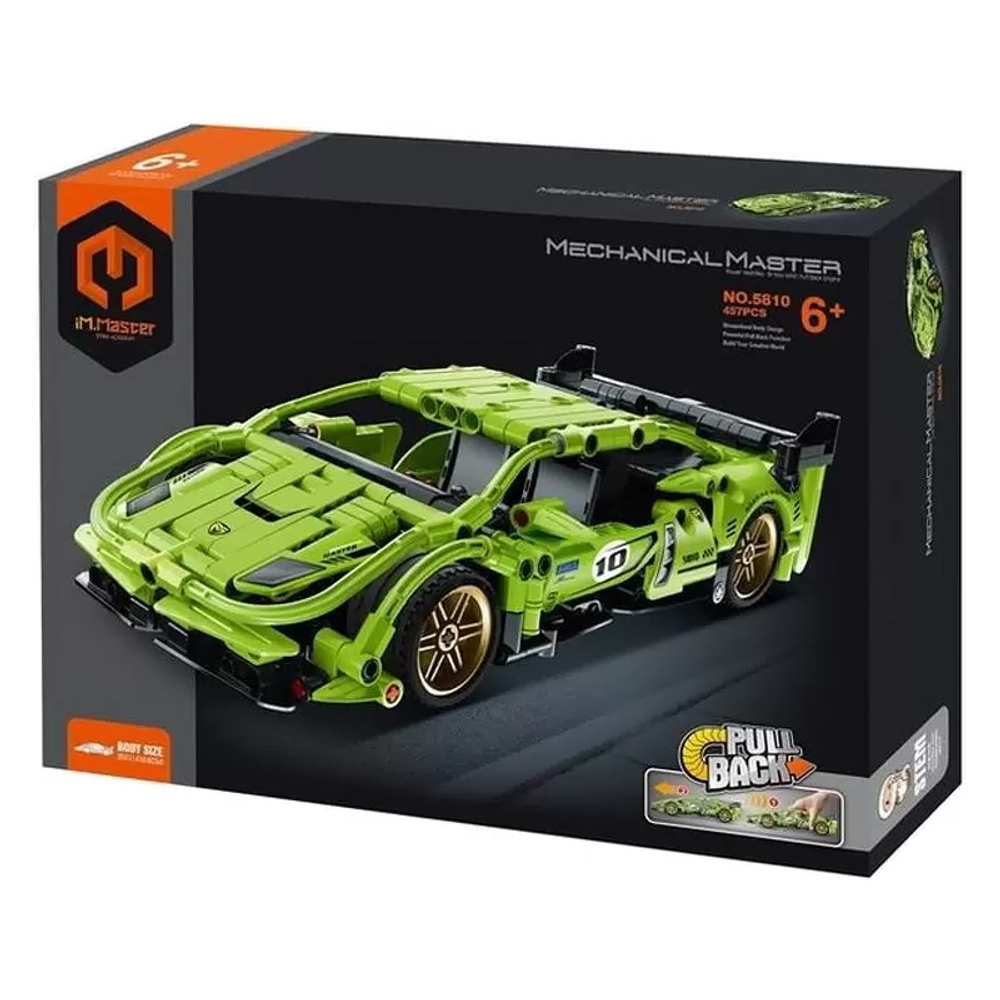Конструктор iM.Master Mechanical Master гоночный автомобиль 457 деталей, 5810