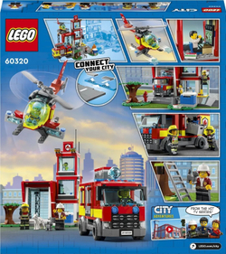 Конструктор LEGO City Fire Пожарная часть | 60320