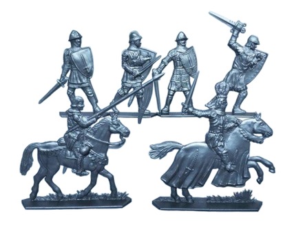 Солдатики "Барон Хлодомир". Серебристый