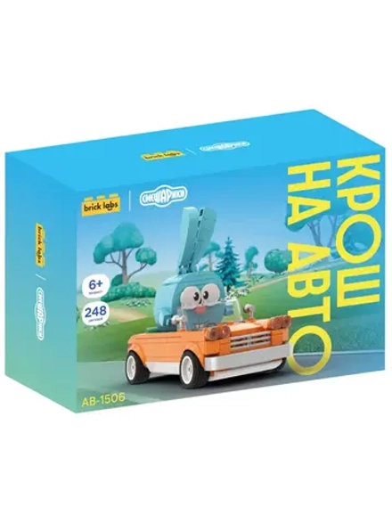 Конструктор Brick Labs Смешарики: Крош на авто, AB-1506