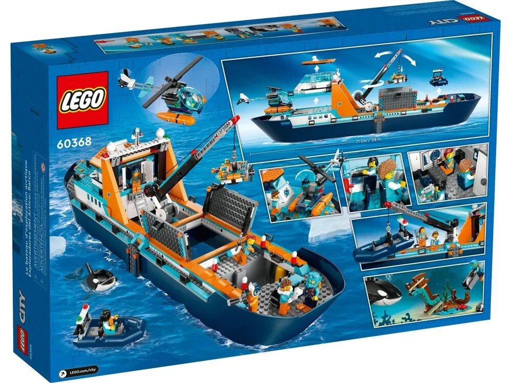 Конструктор LEGO City Arctic Explorer Корабль Исследователь Арктики | 60368