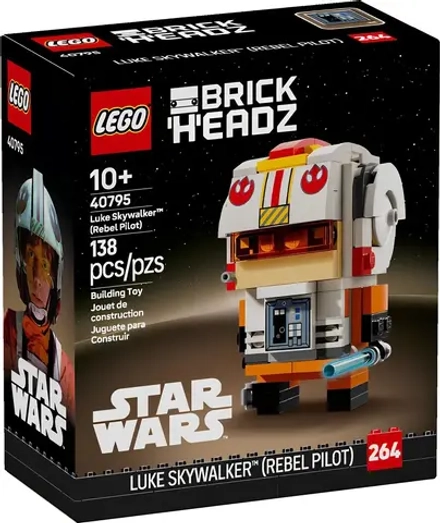 Конструктор LEGO BrickHeadz Star Wars 40795 Люк Скайуокер Пилот повстанцев