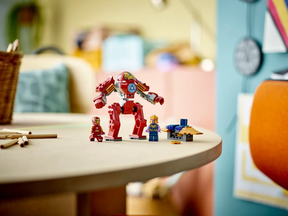 Конструктор LEGO Super Heroes Железный человек Халкбастер против Таноса | 76263