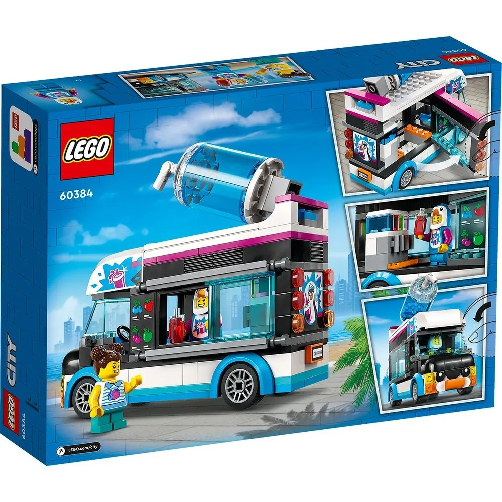 Конструктор LEGO CITY Фургон-Пингвин | 60384