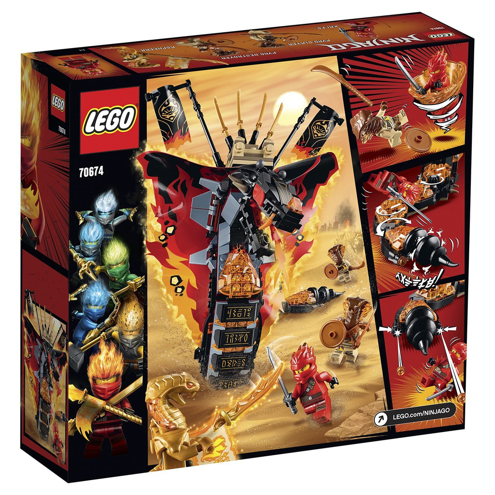 Конструктор LEGO Ninjago Огненный кинжал | 70674