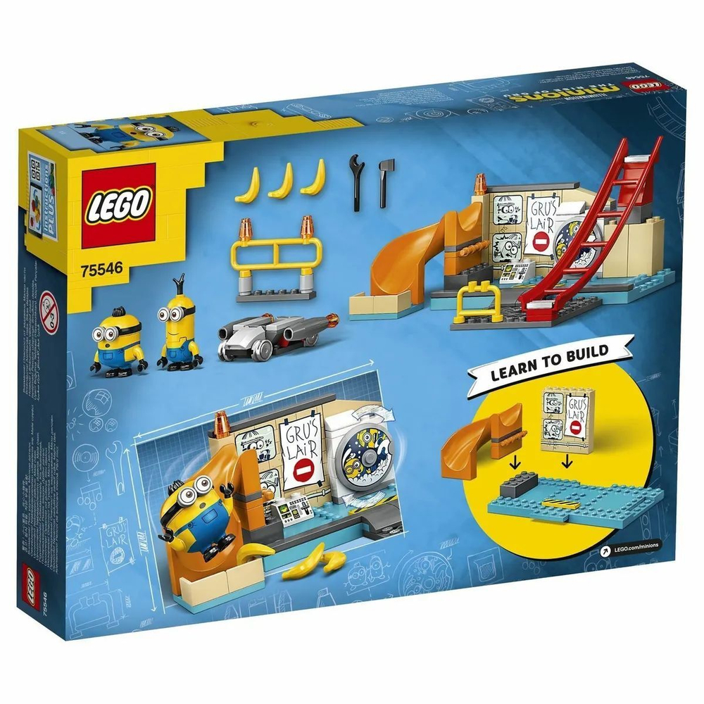 Конструктор LEGO Minions Миньоны в лаборатории Грю | 75546