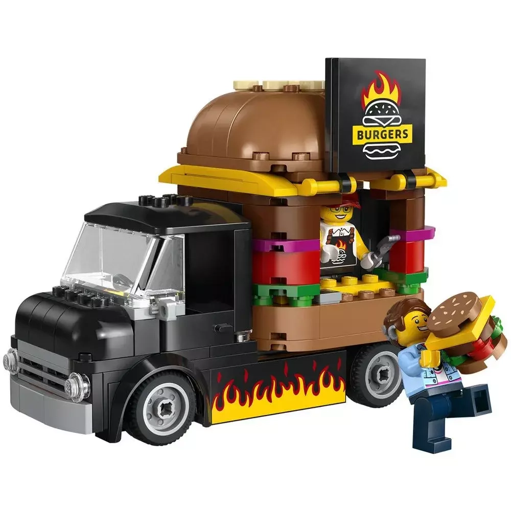 Конструктор LEGO City Грузовик с бургерами | 60404