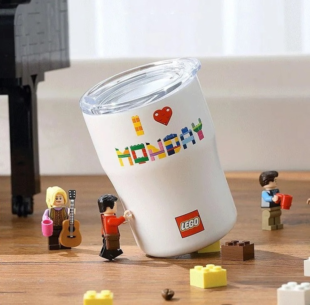 Термобутылка LEGO "Я люблю понедельник" 0.30 л