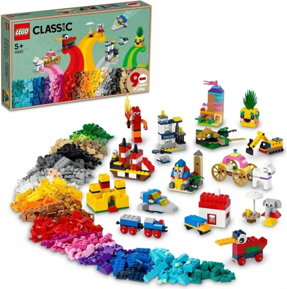 Конструктор LEGO Classic 90 лет игры | 11021