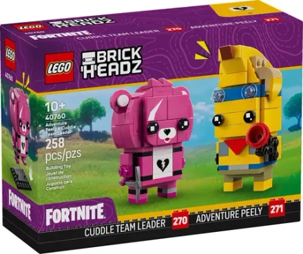 Конструктор LEGO BrickHeadz Fortnite 40760 Adventure Peely & Cuddle