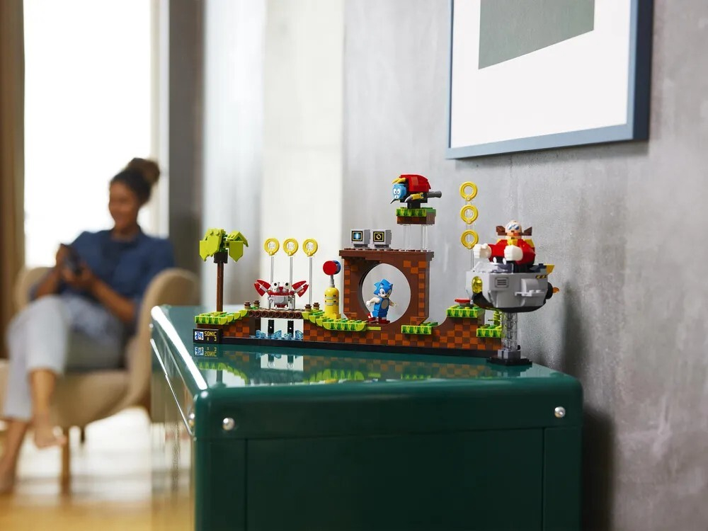 Конструктор LEGO Ideas Соник Супер-ёжик: Зона зеленых холмов | 21331