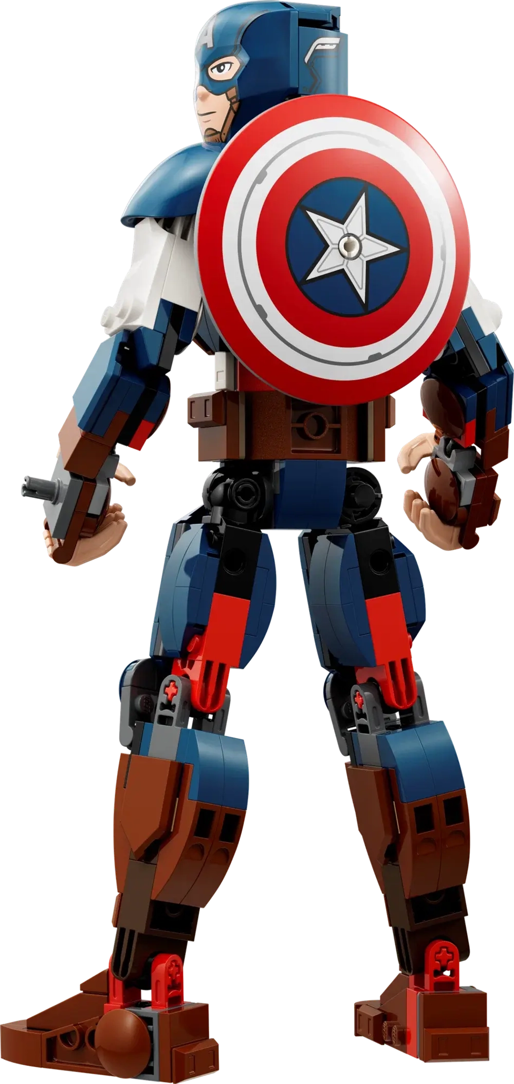 Конструктор LEGO Marvel 76258 Сборная фигурка Капитана Америки