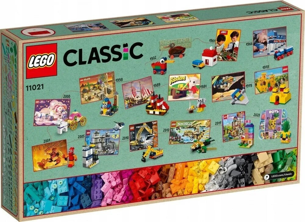 Конструктор LEGO Classic 90 лет игры | 11021